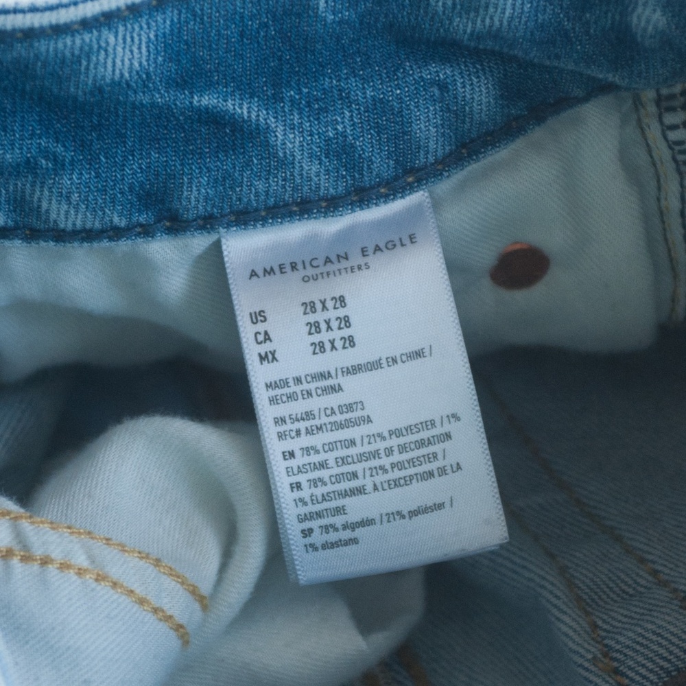 American Eagle Airflex+ Skinny Distressed Jeans - Picture 4 of 11